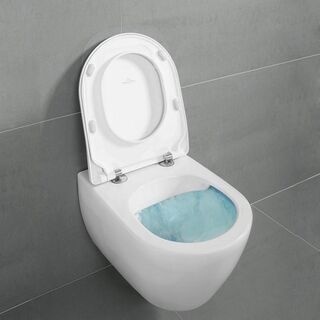 Унитаз подвесной Villeroy & Boch Subway 2.0 DirectFlush 5614R2R1 CeramicPlus (безободковый) с микролифтом