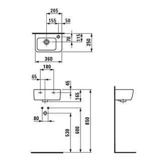 Раковина Laufen Pro 8.1695.5.000.106.1 (36 см)