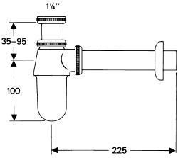Сифон для раковины Hansgrohe 52053000