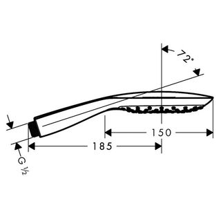Ручной душ Hansgrohe Raindance Select E 150 3jet 26550400