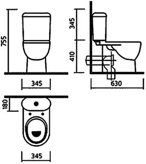Унитаз напольный Sanita Luxe Art WC.CC/Art/2-DM/WHT.G/S1 с крышкой-сиденьем микролифт