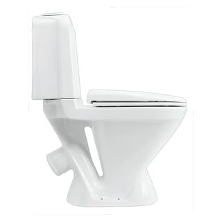 Унитаз напольный Sanita Luxe Classic (WC.CC/Classic/2-TM/WHT.G/S1) с крышкой термопласт микролифт