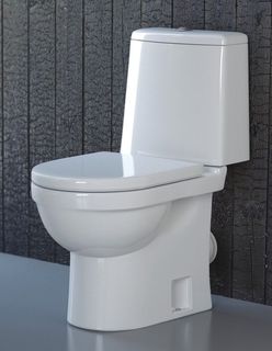 Унитаз напольный Sanita Luxe Next (WC.CC/Next/2-DM/WHT.G/S1) с крышкой-сиденьем микролифт