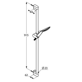 Душевой гарнитур Kludi Fizz 6764005-00 (900 мм)
