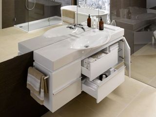 Тумба под раковину Laufen Palace 4.0130.2.075.475.1 (120 см) (белый глянцевый)