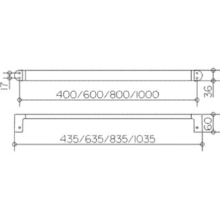 Полотенцедержатель Keuco Elegance New 11601 010400 (40 см)
