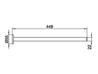 Полотенцедержатель Keuco Plan 14920 010000 450 мм