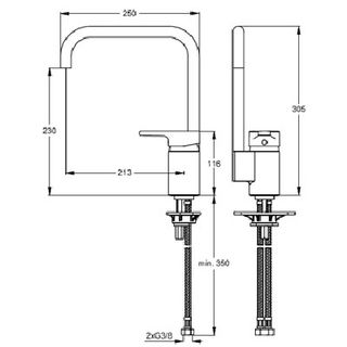 Смеситель для кухни Ideal Standard Active B8084AA