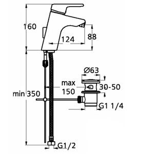 Смеситель для биде Ideal Standard Active B8064AA