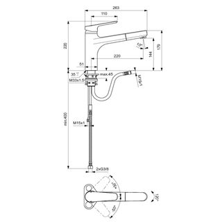 Смеситель для кухни Ideal Standard Ceraplan III B0956AA