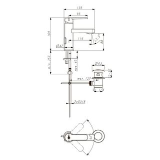 Смеситель для раковины Ideal Standard Smart B0459AA