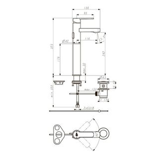 Смеситель для раковины Ideal Standard Smart B0460AA высокий