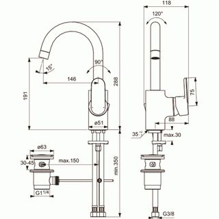Смеситель для раковины Ideal Standard Vito B0410AA