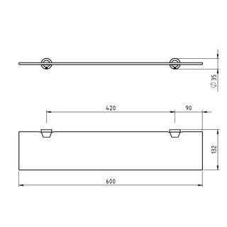 Полка Novaservis Metalia 3 6340.0
