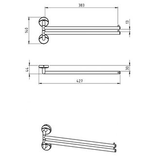 Полотенцедержатель Novaservis Metalia 11 0129.0