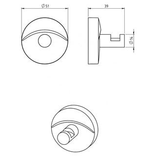 Крючок Novaservis Metalia 11 0109.0