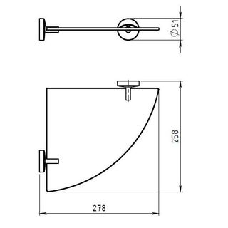 Полка Novaservis Metalia 11 0135.0