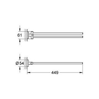 Полотенцедержатель Grohe Essentials 40371001
