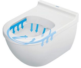 Унитаз подвесной Duravit Starck 3 Rimless (45270900A1) безободковый с микролифтом