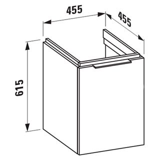 Тумба под раковину Laufen Kartell 4.0750.1.033.631.1