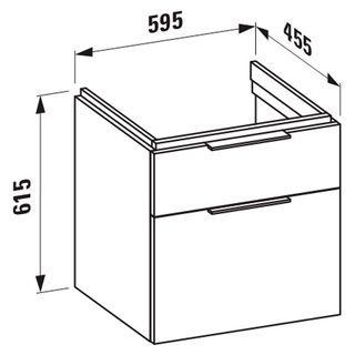 Мебель для ванной Laufen Kartell 4.0750.1.033.631.1