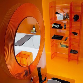 Зеркало Laufen Kartell 3.8633.1.082.000.1 оранжевое
