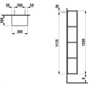 Пенал Laufen Kartell By 4.0810.0.033.631.1