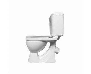 Унитаз напольный Sanita Стандарт эконом WC.CC/Standart/1-P/WHT.G/S1 (антивсплеск)