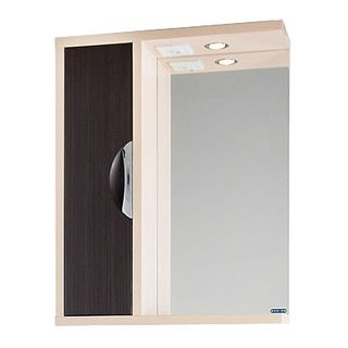Зеркало Vod-ok Габи 75 дуб с венге