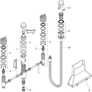 Скрытая часть Hansgrohe 13244180