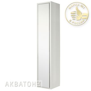 Шкаф-колонна подвесная Акватон Римини белая