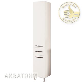 Шкаф-колонна подвесная Акватон Ария Н белая