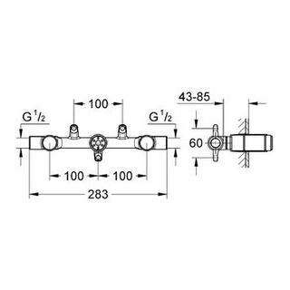 Скрытая часть Grohe 2902500