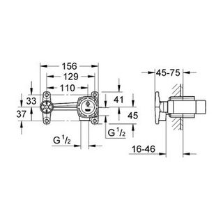 Скрытая часть Grohe 23319000