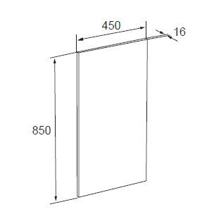 Зеркало Roca Gap ZRU9000090 (45 см) со светильником