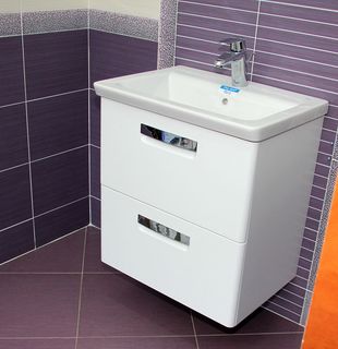 Тумба под раковину Roca Gap ZRU9302879 (60 см) белый глянцевый