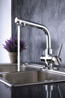Смеситель для кухни Lemark Comfort LM3061C с подключением к фильтру с питьевой водой