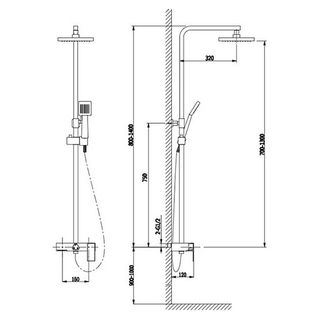 Душевая система Timo Selene SX-1040