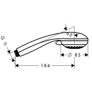 Ручной душ Hansgrohe Crometta 85 Multi 28563000
