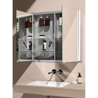 Зеркальный шкаф Laufen Frame25 4.0850.3.900.144.1 (80см) с подсветкой