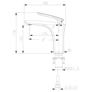 Смеситель для раковины Lemark Bellario LM6806C