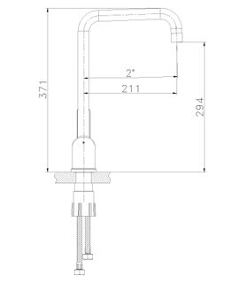 Смеситель для кухни Lemark Expert LM5073S нержавеющая сталь