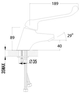 Смеситель для раковины Lemark Project LM4606C