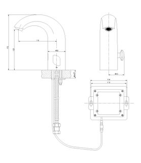 Смеситель для раковины Lemark Project LM4656CE