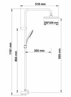 Душевая система WasserKRAFT A017