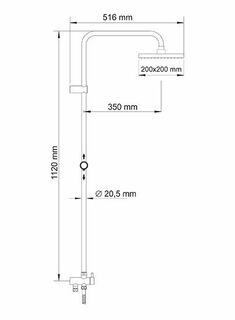 Душевая система WasserKRAFT A040