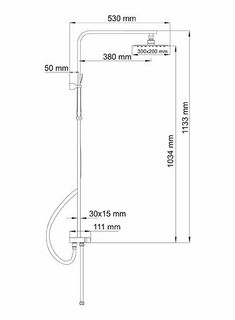 Душевая система WasserKRAFT A042
