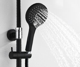 Душевая система WasserKRAFT A17401 черная