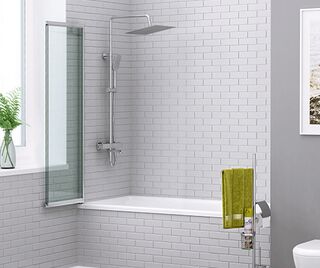 Душевая шторка на ванну WasserKRAFT Main 41S (41S02-80) (80x140)
