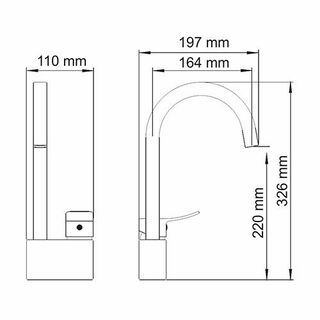 Смеситель для кухни WasserKRAFT Aller 1067 WHITE